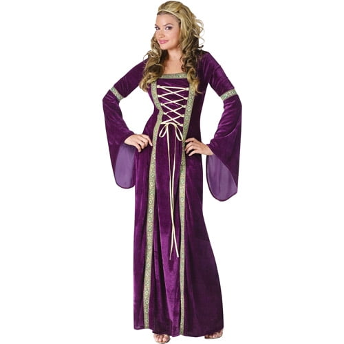 Deluxe Ladies Renaissance Maiden Cosplay Fancy Dress Costume Size S/M